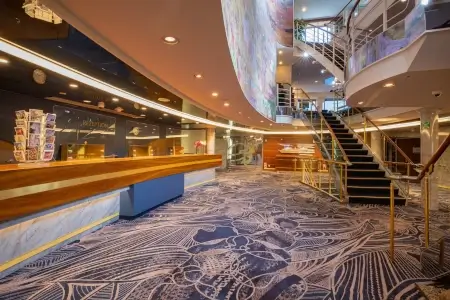 Lobby and reception aboard MS AMADEA